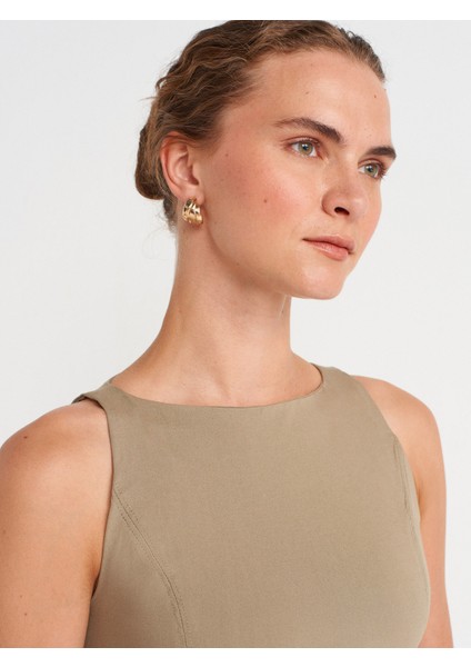 91099 Vücuda Oturan Midi Elbise-Çağla modelleri