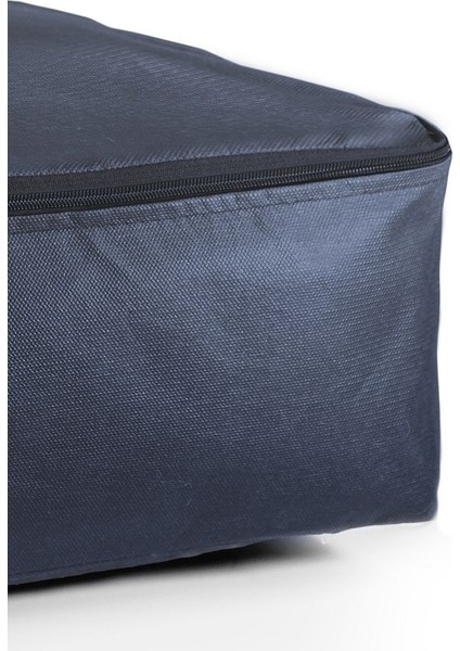 3'lü Set 53X44X20 cm Home Organizer Çekyat & Baza Altı Düzenleyici Hurç Lacivert indirimleri