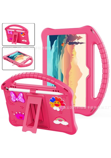 Samsung Galaxy Tab S11/S10 Lite FE/S10/S9 FE/S9/S7-S8 Kılıf Sunflower Figürlü Standlı Çocuklar İçin(12.4inç Değildir)