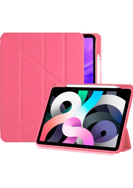 Apple iPad Pro 11 3. Nesil Kılıf Kalem Bölmeli Trifolding Case A2377 A2459 A2301 A2460