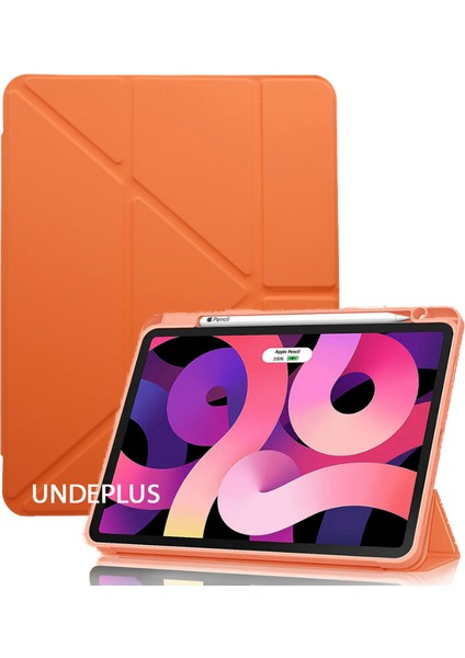 Apple iPad Pro 11 3. Nesil Kılıf Kalem Bölmeli Trifolding Case A2377 A2459 A2301 A2460