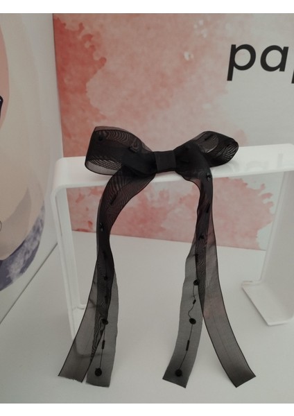 Fiyonk Tül Toka - Siyah - Organik & El Yapımı modelleri