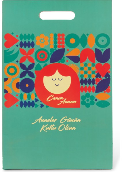 Deco Anneler Günü Desenli Fiyonk Çanta - Renkli - 38 cm fiyatları