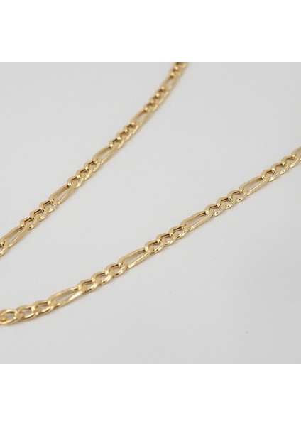 14 Ayar Figaro Zincir Altın Kolye – 52 cm