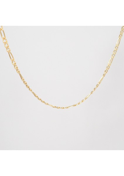 14 Ayar Figaro Zincir Altın Kolye – 52 cm fırsatları