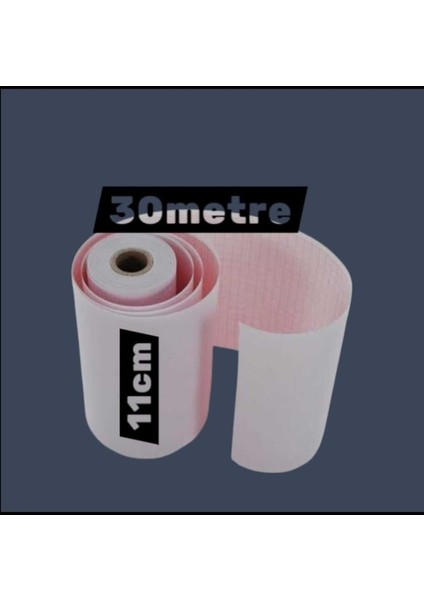 Ecg Ekg Termal Isıya Duyarlı Kalın Gramajlı Ecg Ekg Kağıdı 11CM - 30METRE 10 Adet Rulo fiyatları