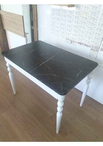 120 x 50 cm Siyah Mermerdesen Sabit Masa indirimleri