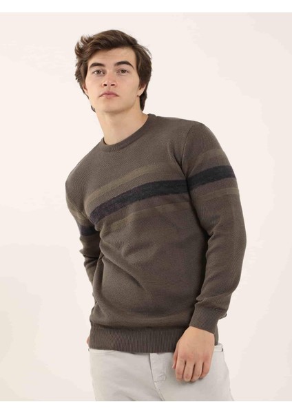 Haki Erkek Bisiklet Yaka Triko - 90599 fiyatları