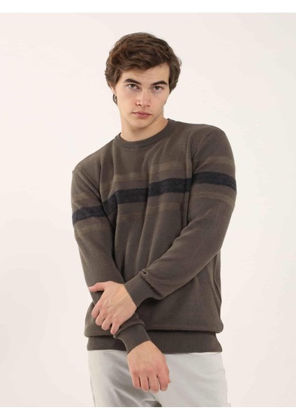 Haki Erkek Bisiklet Yaka Triko - 90599 modelleri