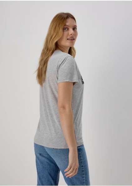 Kadife Baskılı Büyük Beden Seçenekli Kadın T-Shirt modelleri