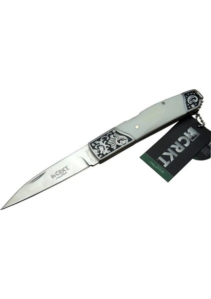 Crkt Cr 0144 Wy Kamp Çakı 20 cm - Sedef Saplı, Kılıflı, Kutulu