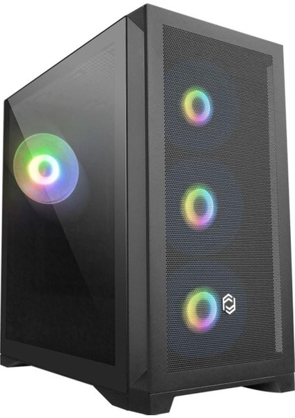 Frısby FC-9475G Crevo 600W+80 (Bronze) 4xrgb Bilgisayar Kasaları