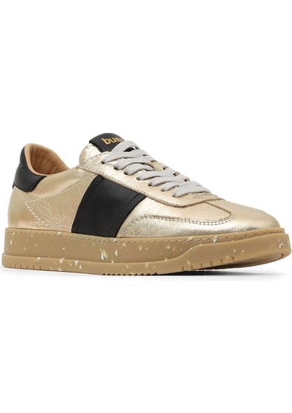 Altın Parlak Deri Kadın Spor Ayakkabı 16WA8206 16WA8206 fiyatları