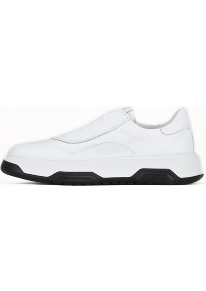 Beyaz Deri Kadın Spor Ayakkabı 16WA8224 16WA8224 modelleri