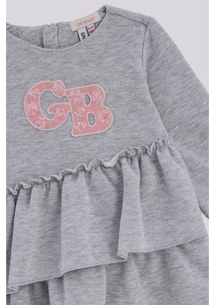 Bg Store Kız Bebek Gri Elbise modelleri