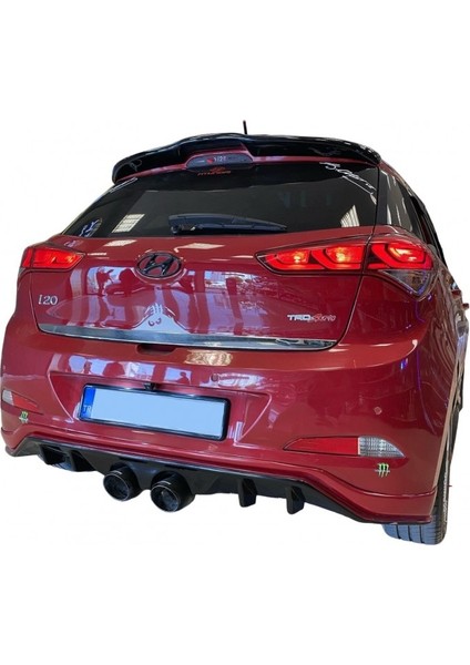 Hyundai I20 (2014-2018) R400 Arka Tampon Eki - Difüzör (Plastik)