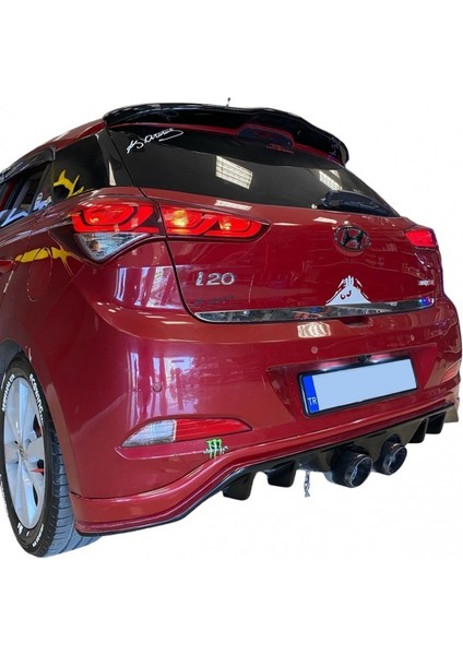 Hyundai I20 (2014-2018) R400 Arka Tampon Eki - Difüzör (Plastik) modelleri