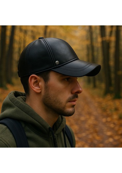Orjinal Kuzu Derisi Şapka