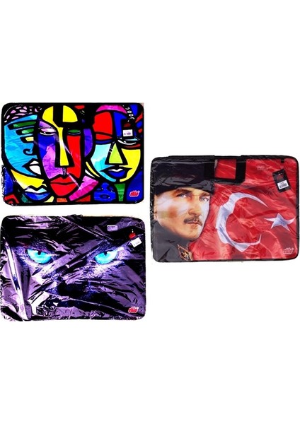 Desenli Proje Çantası Kumaş 35X50 SIT-PRC-0005 Karışık - 1 Adet