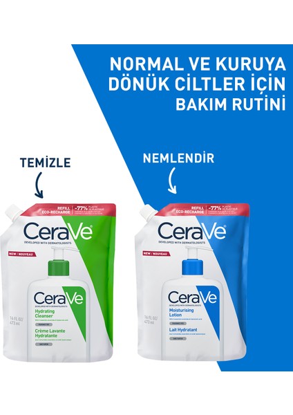 Nemlendirici Losyon 473 ml 3 Temel Seramid ve Hyalüronik Asit ile Derinlemesine Nemlendirme indirimleri