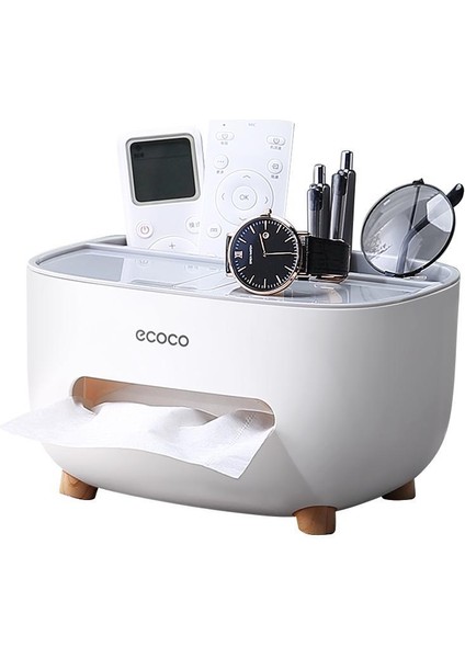 Çok Fonksiyonel Uzak Kontrol Masaüstü Depolama Doku Kutusu (Yurt Dışından) indirimleri