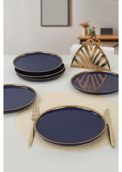 Kobalt Gold File Nordic Pasta Tabağı 22 cm 6 Adet fiyatları