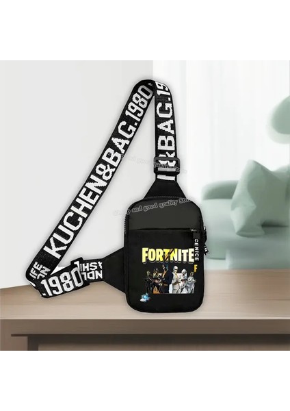 Fortnited Sports Sandalı Çanta Erkekler Küçük Cep Telefonu Anime Figür Figür Eşend Çantaları Erkek Çanta Çok Fonksiyonlu Çanta Çantası Hediye Renk: Blzy-43 (Yurt Dışından)