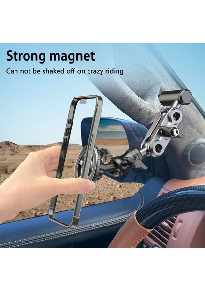 Magsafe [araba Kolu Kol Dayama Telefonu Tutucusu] Araba A Filtresi Cep Telefonu Braketi Off-Road Araç Kamyon Kolu Kol Dayama Kolu (Yurt Dışından)