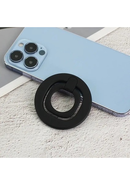 Manyetik Telefon Yüzüğü Tutucu Mıknatıs Standını Iphone 12 13 14 15 Serisi Magsafe Çıkarılabilir Cep Telefonu Metal Kavrama Kickstandcolor: Yeşil (Yurt Dışından)