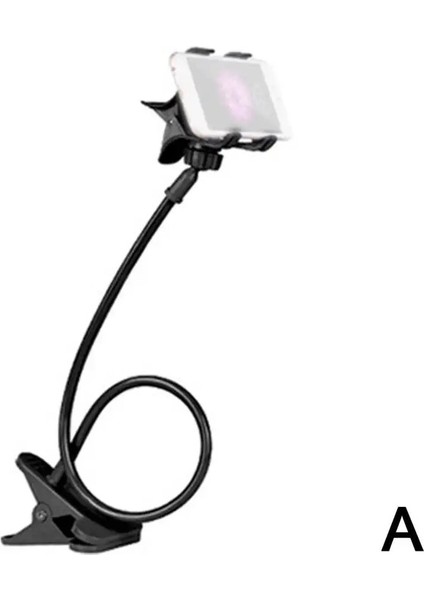 Telefon Tutucu Gooseeck Esnek Kol Tembel Dönebilir Başucu Cep Telefonu Stand Mount Hanehalkı Destek Braketi Akıllı Telefon Holdercolor: Siyah (Yurt Dışından)