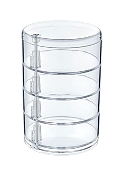 4 Katlı Dönebilen Şeffaf Takı Organizer Düzenleyici modelleri