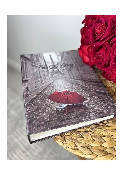 Fotoğraf Albümü 10X15CM 200 Fotoğraf Kapasiteli Renkli Şemsiye Desenli Anı Albümü fiyatları