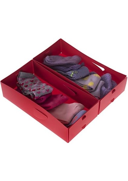 Çekmece Içi Düzenleyici 2 Adet Pvc Kırmızı Kutu modelleri