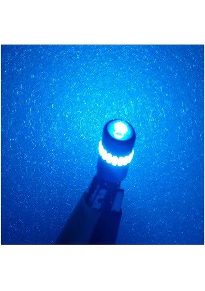 ( 2 x Adet ) 1 Takım Professıonal T10 LED Dipsiz Ampul 18+1 Ice Blue (Buz Mavi) 750LM 3030 Smd Lens Rohs LED indirimleri