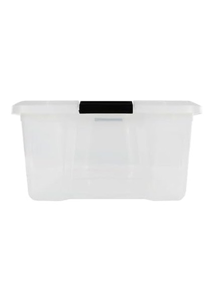 Ohyama, 6'lı Set Istiflenebilir Saklama Kutuları Klik Kilitli - New Top Box Ntb-30 - Plastik, Şeffaf, 6 x 30 L, U 58 x G 39,5 x Y 20,5 cm modelleri