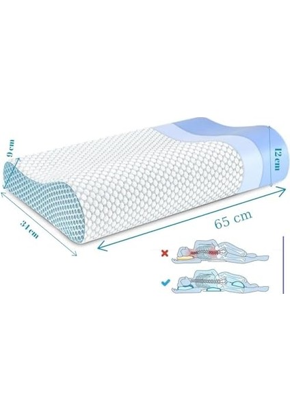 Boyun Destekli Ortopedik Yastık Yıkanabilir Rahat Uyku Yastığı fiyatları