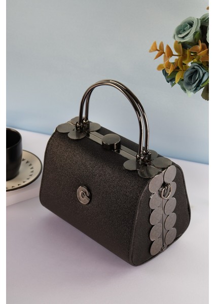 Elysara EB0170 | Inci Sim Çift Metal Saplı Şık Portföy Çanta modelleri