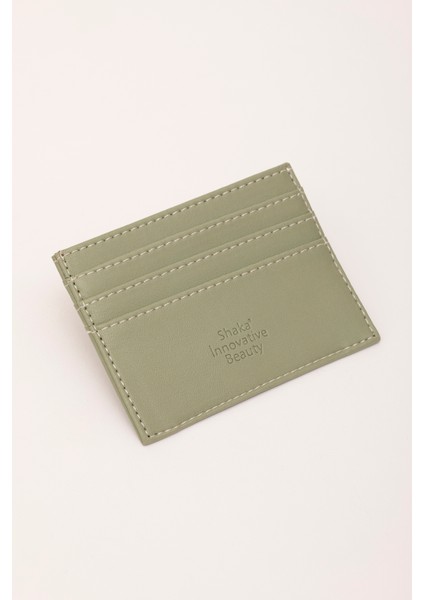 Mint Yeşil SHK68 Unisex Suni Deri Süper Ince Model Kağıt Para Bölmeli Kredi Kartı ve Kartvizitlik Kartlık Cüzdan fırsatları
