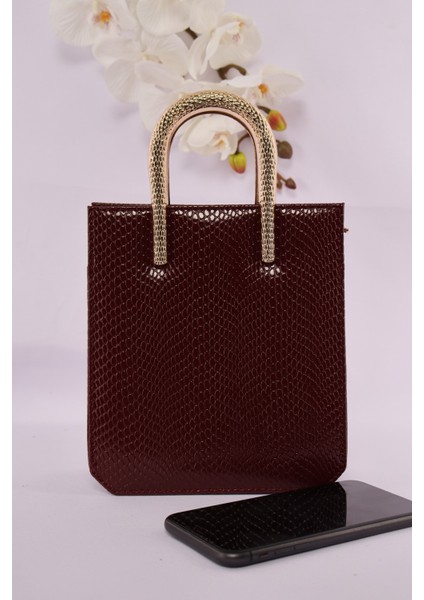 143 Piton Yılan Sap Portföy Çanta Modern Tasarım ve Fonksiyonellik ile Kadınlar için modelleri