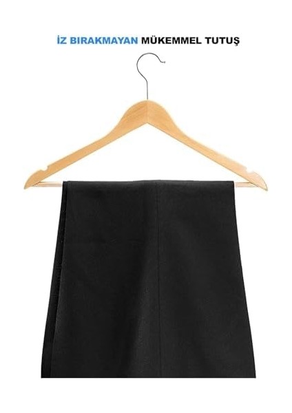 Home 6 Adet Ahşap Elbise Askısı,etek,pantolon,elbise,gömlek Için Dolap Içi Tahta Askı,gardrop Askısı (6) fiyatları