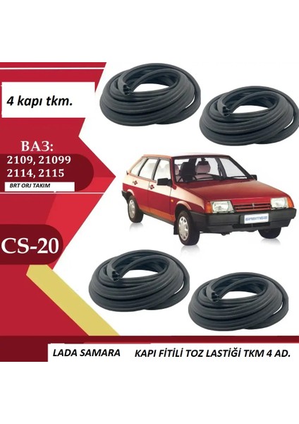 Lada Samara Kapı Toz Lastiği Fitili Takım 4 Adet Orj Brt 2108 2109 2113 2114 2115 Orj 21080610701886