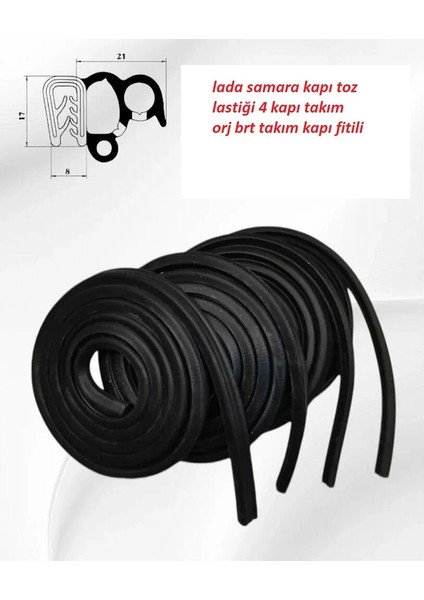 Lada Samara Kapı Toz Lastiği Fitili Takım 4 Adet Orj Brt 2108 2109 2113 2114 2115 Orj 21080610701886 indirimleri