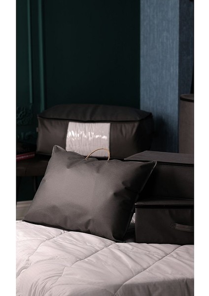 5'li Set 70X50 cm Yastık & Kıyafet Organizer Hurç Siyah fırsatları