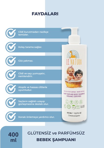 Bebek Şampuanı 2X400 ml modelleri