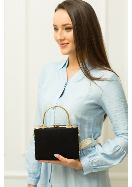 161 Süet Para Burs Abiye Çanta | Zarif ve Yumuşak Tasarım fiyatları