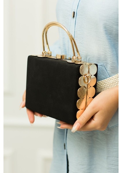 161 Süet Para Burs Abiye Çanta | Zarif ve Yumuşak Tasarım indirimleri