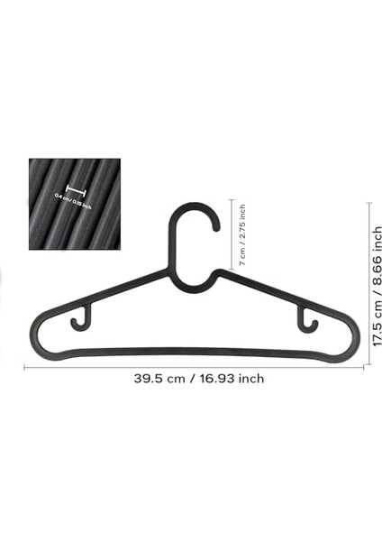 Home 20 Adet Dolap Içi Elbise Askısı,pantolon,gömlek,ceket,etek Askısı,gardrop Için Slim Plastik Askı (20 Adet) fiyatları