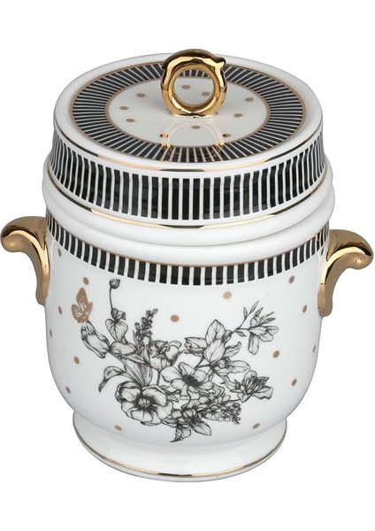 Art Maggey Bone Kulplu Kavanoz 16 cm