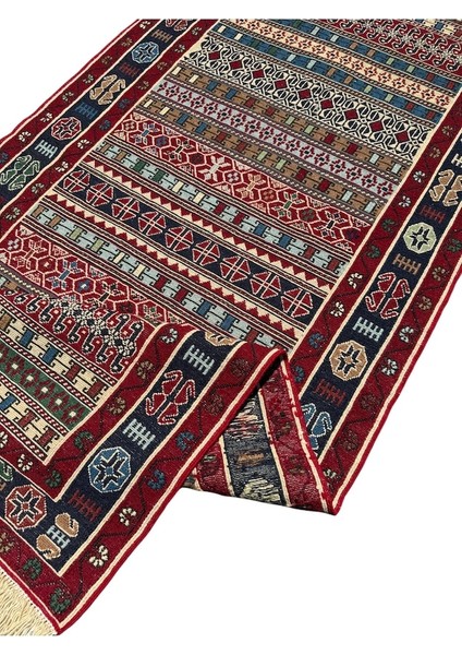 El Dokuma Sıfır Iran Sumak Kilimi 84X200 Yün Yolluk modelleri