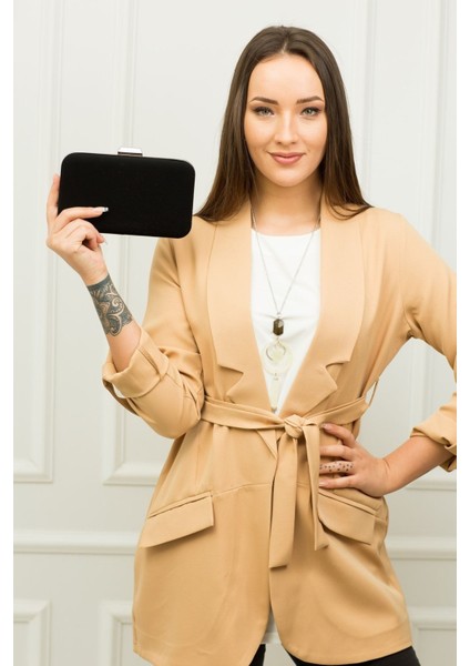 Weembag 237 Süet Oval Kasa Abiye Çanta | Yumuşak Dokulu Gece Çantası fırsatları